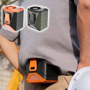 허리 미니 에어컨 휴대용 야외 전신 냉각기 허리걸이선풍기