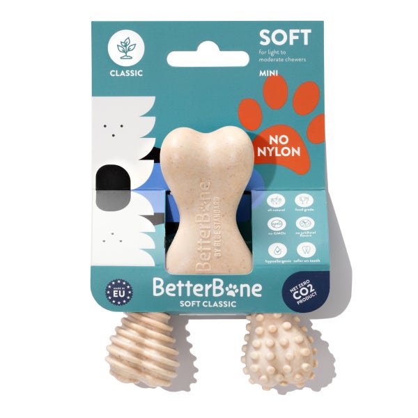 베러본 BetterBone 미니 소프트 무향 강아지 이갈이 장난감 우드스틱