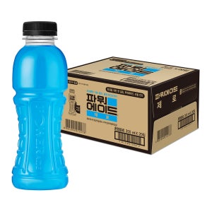 파워에이드 제로 무라벨 PET 355ml 20개