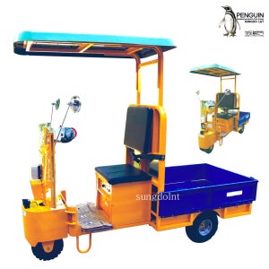 국산 다목적 탑승/적재 전동차 ST100 (적재하중/400kg) 소형 전기트럭 운반기 전동운반차