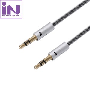 인네트워크 무산소동 3.5ST 메탈 수수 케이블 IN-NAUX01 INS039
