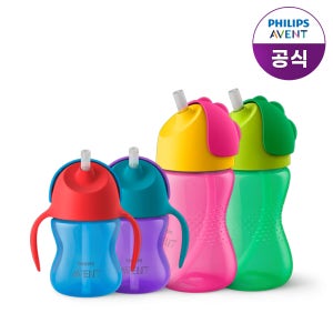 1+1 필립스아벤트 아기 벤디 빨대컵 스파우트컵 유아 자기주도 교차선택