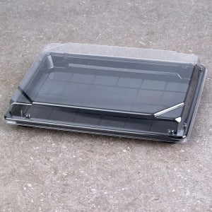 초밥용기 200개 DST-R25흑색 초밥트레이 일식 회 스시 롤 일회용 배달 포장