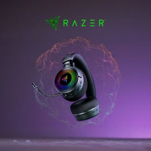 [레이저 코리아] 레이저 크라켄 V4 블루투스 유무선 게이밍 헤드셋 (하이퍼 스피드)