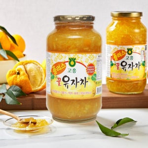 고흥 두원농협 유자청 꿀유자차 1kgX6병 세트