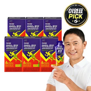 하이뮨 아미노포텐 40g 에너지젤 파인애플, 10포, 6개