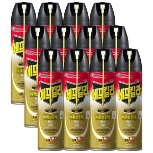 에프킬라 맥스 트리플킬 500ml 12개 바퀴 바퀴벌레 살충제 바퀴벌레약 스프레이
