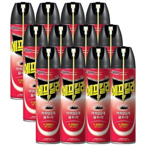 에프킬라 울트라 500ml 12개 바퀴 바퀴벌레 살충제 바퀴벌레약 스프레이