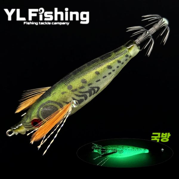 열린산업 열린에기 YL에기 이카슷테 쭈꾸미 갑오징어 쭈갑에기 스몰 75mm 국방