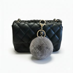 슈리팜 털 방울 키링 2P 가방 악세서리 키홀더