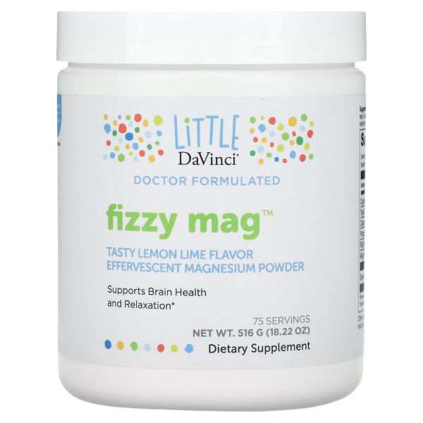 <b>리틀다빈치</b> Fizzy Mag 발포성 마그네슘 분말 레몬 라임 맛 516g
