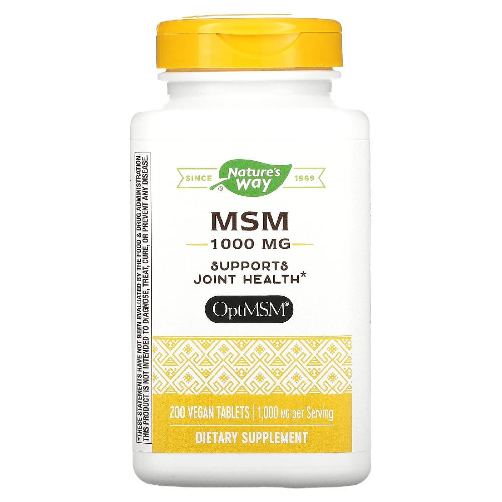 <b>네이처스웨이</b> 옵티 MSM 1000mg 베지 정제 200정 (200회분) 연골 <b>무릎</b> 건강
