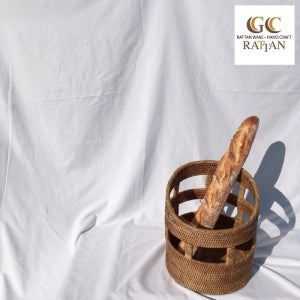 GC라탄 원형 바게트 바구니 라탄 바스켓 카페 주방 베이커리 빵 진열 GCA909