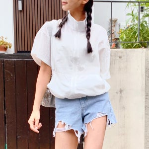 2col 바스락 바람막이 반팔 7부 점퍼 봄 여름 가을 집업 아우터 루즈핏 숏 자켓