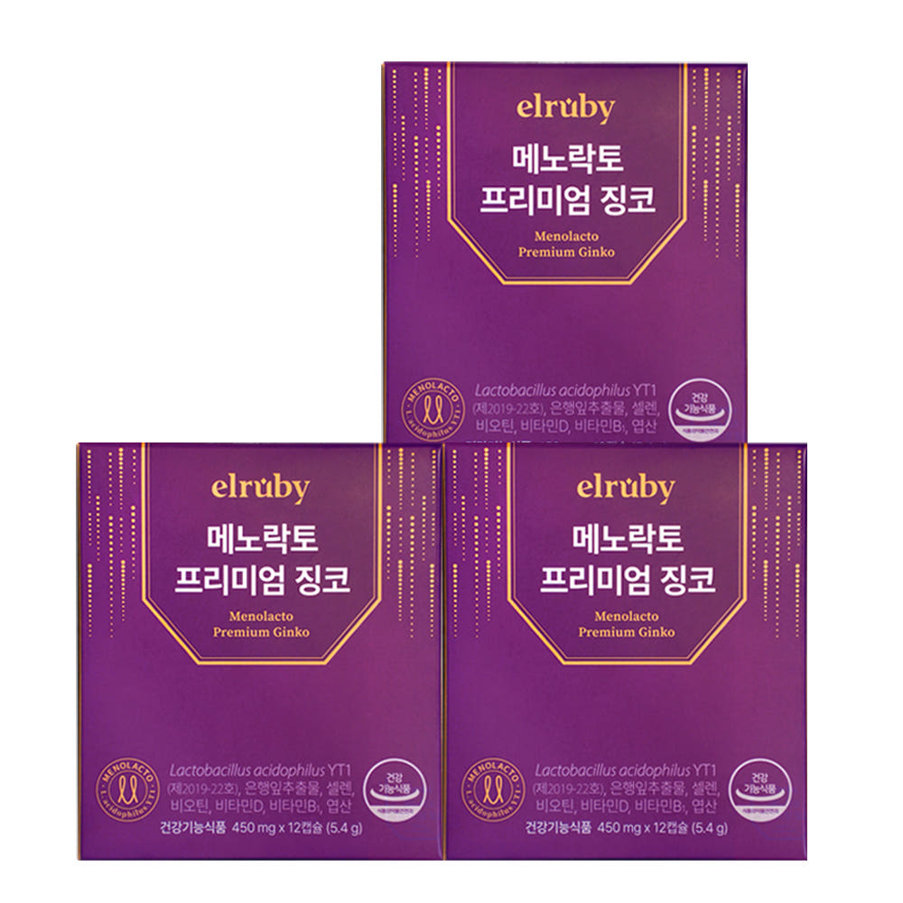 최신상 메노락토 <b>프리미엄</b> 징코 갱년기<b>유산균</b> YT1 36일 휴온스 박미선 <b>유산균</b>