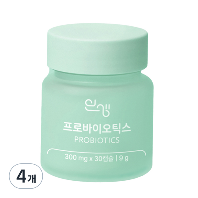 <b>인생</b>프로바이오틱스 300mg 30정 4개
