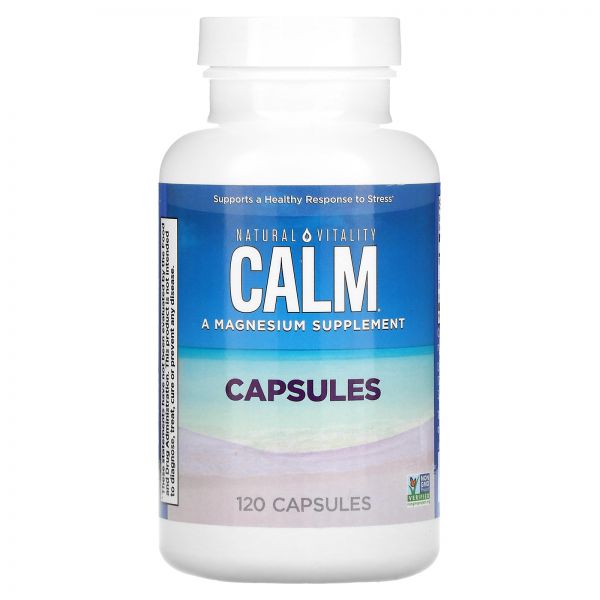 Natural Vitality CALM <b>Magnesium</b> 120 Capsules