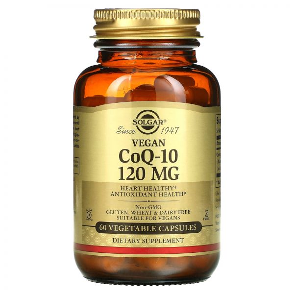 솔가 Solgar 채식주의자용 CoQ-10 120mg 식물성 캡슐 60캡슐