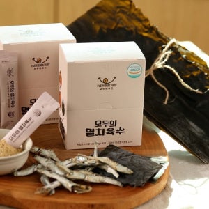 모두의 멸치육수 120g 30인분 코인 분말 가루 2개입 코인육수 고체육수 다시팩 조미료