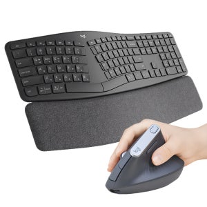 국내 정품 로지텍 인체공학 블루투스 무선 세트 마우스 키보드 세트 버티컬 마우스 손목통증 맥북 아이패드 노트북 멀티페어링