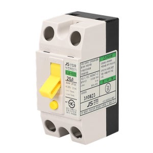 JS산전 누전차단기 산업용 ELB E22 낮음 2P 20A 2.5KA 고감도