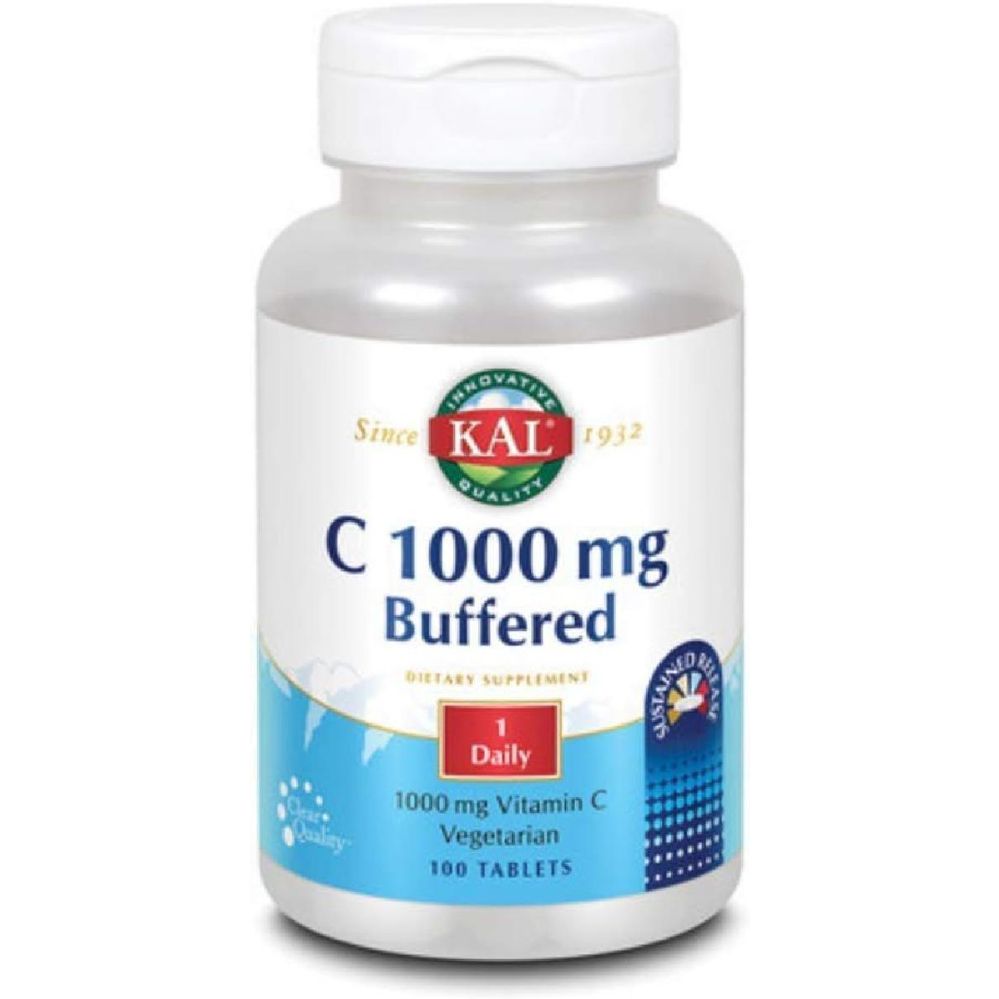 KAL <b>Vitamin C</b> Buffered <b>비타민 C</b> 버퍼드 서방정 1000mg 100정