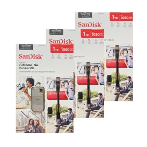 코스트코 산디스크 SANDISK SSD 휴대용 외장하드 1TB x 3개 낙하충격 내구성
