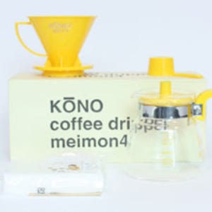 고노 KONO 코리아 커피 드리퍼 4인 핸드드립 세트 MD-40YE