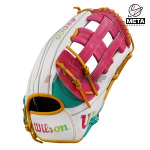윌슨 A2000 1799 외야 글러브 12.75인치 민트/화이트/핑크 WTA2024KR