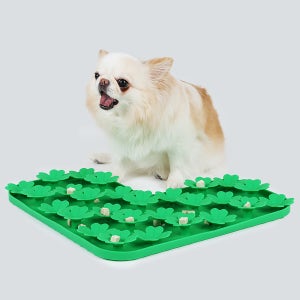 펫팀 강아지 노즈워크 매트 장난감 고양이 분리불안 스너플매트 실리콘