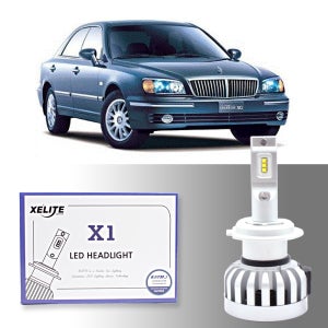 제라이트 합법 LED전조등 헤드라이트 X1 H7 뉴 그랜저 XG (02-05년)