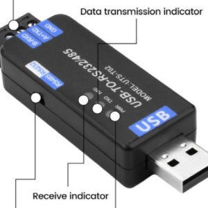회로 보호 기능이 있는 산업용 USB to RS485/RS232 컨버터 양방향 반이중 직렬 통신 모듈 CH343G
