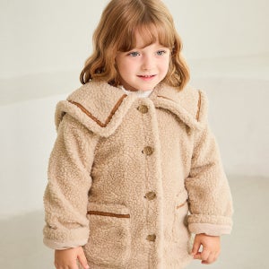 [헤이미니] 샤벳세일러뽀글이코트