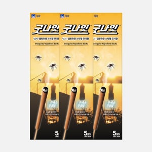 굿나잇 모기향 스틱형 5개입 x 3개