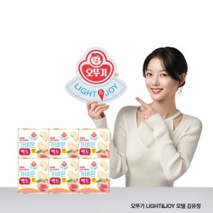 오뚜기 LIGHT&JOY 가벼운 백도 280g 6개
