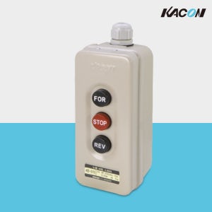 카콘 기동용 스위치 KE-315 버튼박스 냉압강판 누름유지 동력스위치 15A 3극 3버튼
