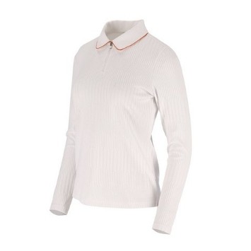 엘르골프 여성 가을 카라 포인트 조직감 폴로 티셔츠 6j 65202