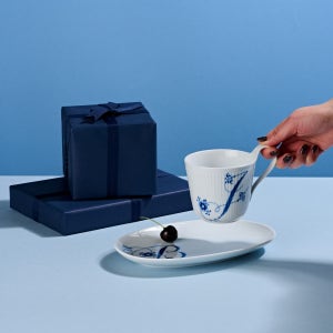 로얄코펜하겐 알파벳 머그 & 오벌 플레이트 세트 (옵션 선택)