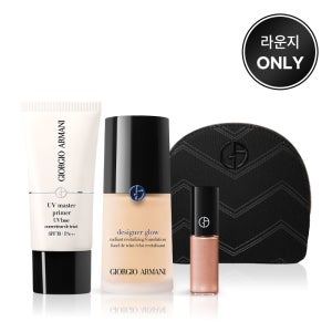 [라운지][10L] 디자이너 글로우 파운데이션 30ml & UV 마스터 프라이머 30ml 세트