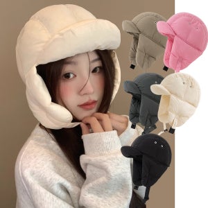 비토스 웰론패딩 귀달이모자 겨울 군밤모자 겨울용