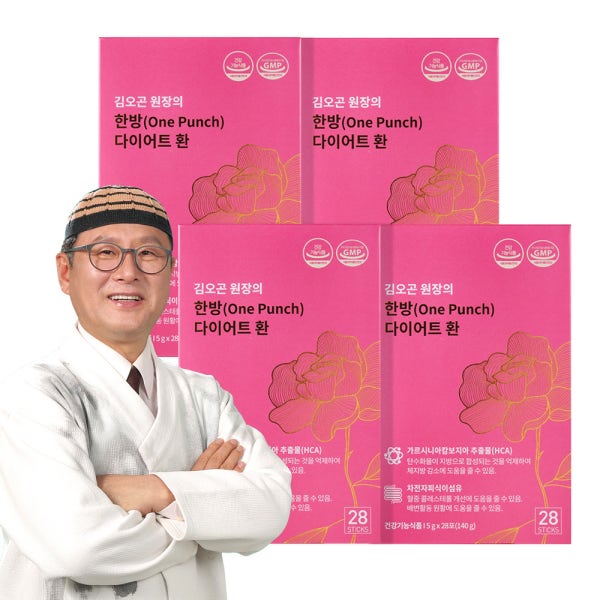 김오곤 한방(OnePunch) 다이어트 환 가르시니아 식이섬유 차전자피