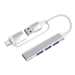 멀티 USB 허브 C타입 젠더 4포트 확장형 BZ-C4U