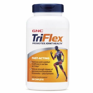 GNC 트라이플렉스 글루코사민 콘드로이친 MSM 240정 캐플렛