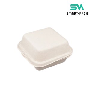 햄버거용기 펄프도시락 B-003 크라프트 DR 500개