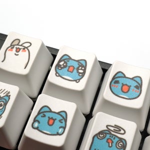 고양이 캐릭터 키캡 냥캐릭
