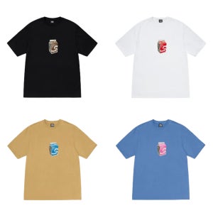 스투시 반팔 밀크 티셔츠 블랙 화이트 커리 퍼시픽 M-XXL 1905036