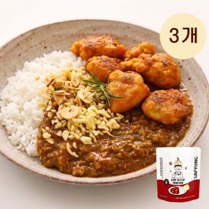 사평 숙성 진한 맛 저수분 일본카레 키마카레 매콤한맛, 200g, 3개