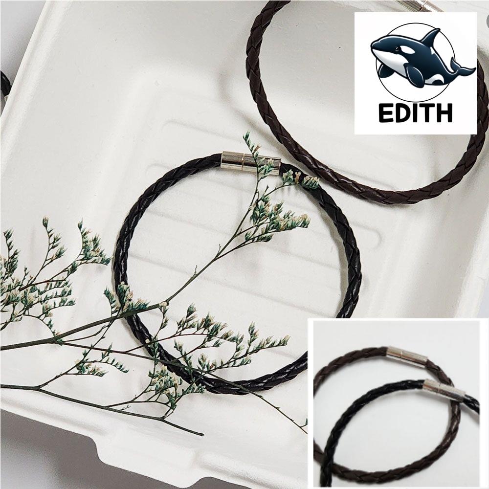 가죽 로프 팔찌 여성용 빈티지브로치 빈티지팔찌