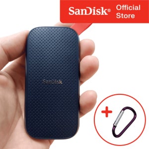 샌디스크 포터블 외장SSD E30 대용량 고성능 USB 외장하드 1TB, 블랙