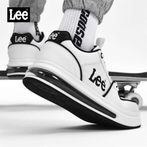 Lee 남성 신발 2024 신상 디자인 감각 가을 시즌 작은 흰색 신발 남성 통기성 신발 패션 캐주얼 운동 보드 신발 남성
